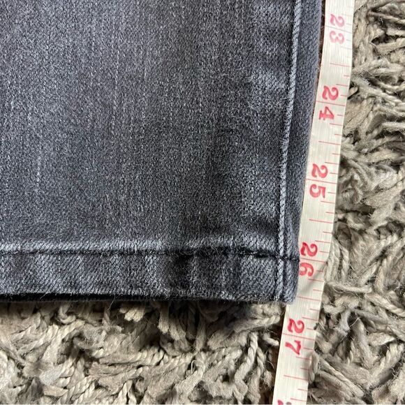 Soft Surroundings Jeans SZ M Cropped Pull-On Denim Ankle Black Stretch Denim - Picture 7 of 7